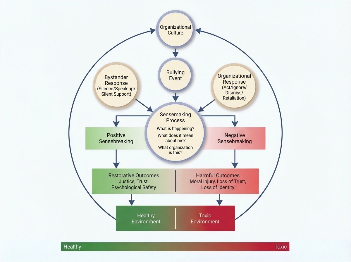 Workplace Bullying Sensemaking Model - Full View